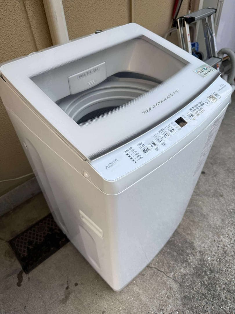 【未使用品】AQUA 全自動洗濯機 7.0kg AQW-V7P 2023年製