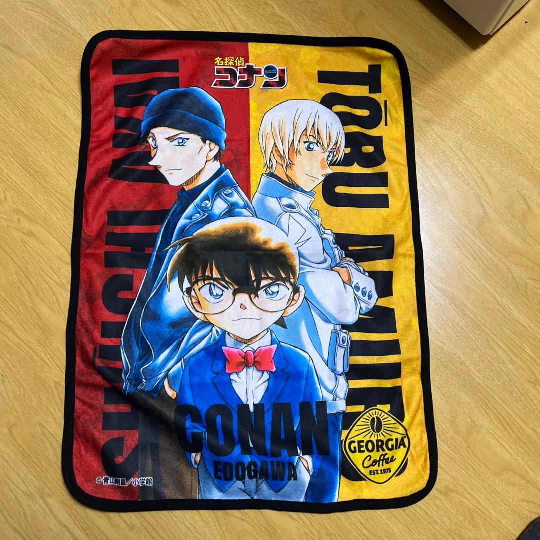 コナン　ジョージア　タオル？　ブランケット？ ジョージア 名探偵コナン オリジナルブランケット #3 - メルカリ