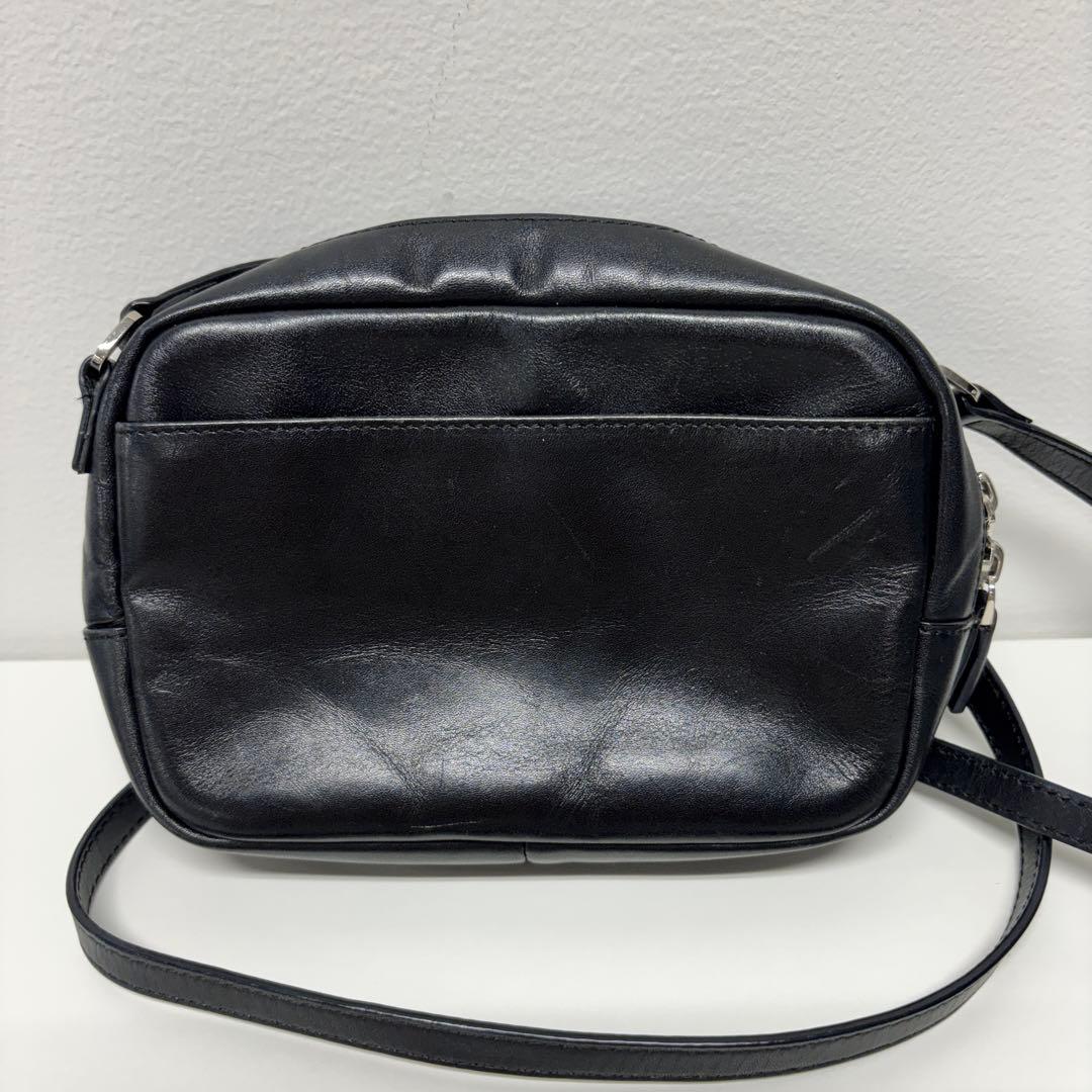 アニエスベー ショルダーバッグ ポシェット カメラバッグ ブラック