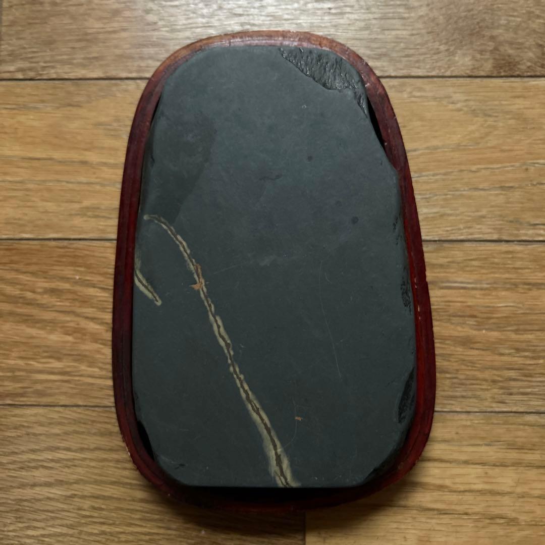 中国骨董60年以上使った古硯希少貴重な名品美しい翡翠紋あり 中国美術 文房四宝 老坑仔巖極品龍雲古端渓硯石】旧家蔵コレクション中国骨董書道古硯貴重