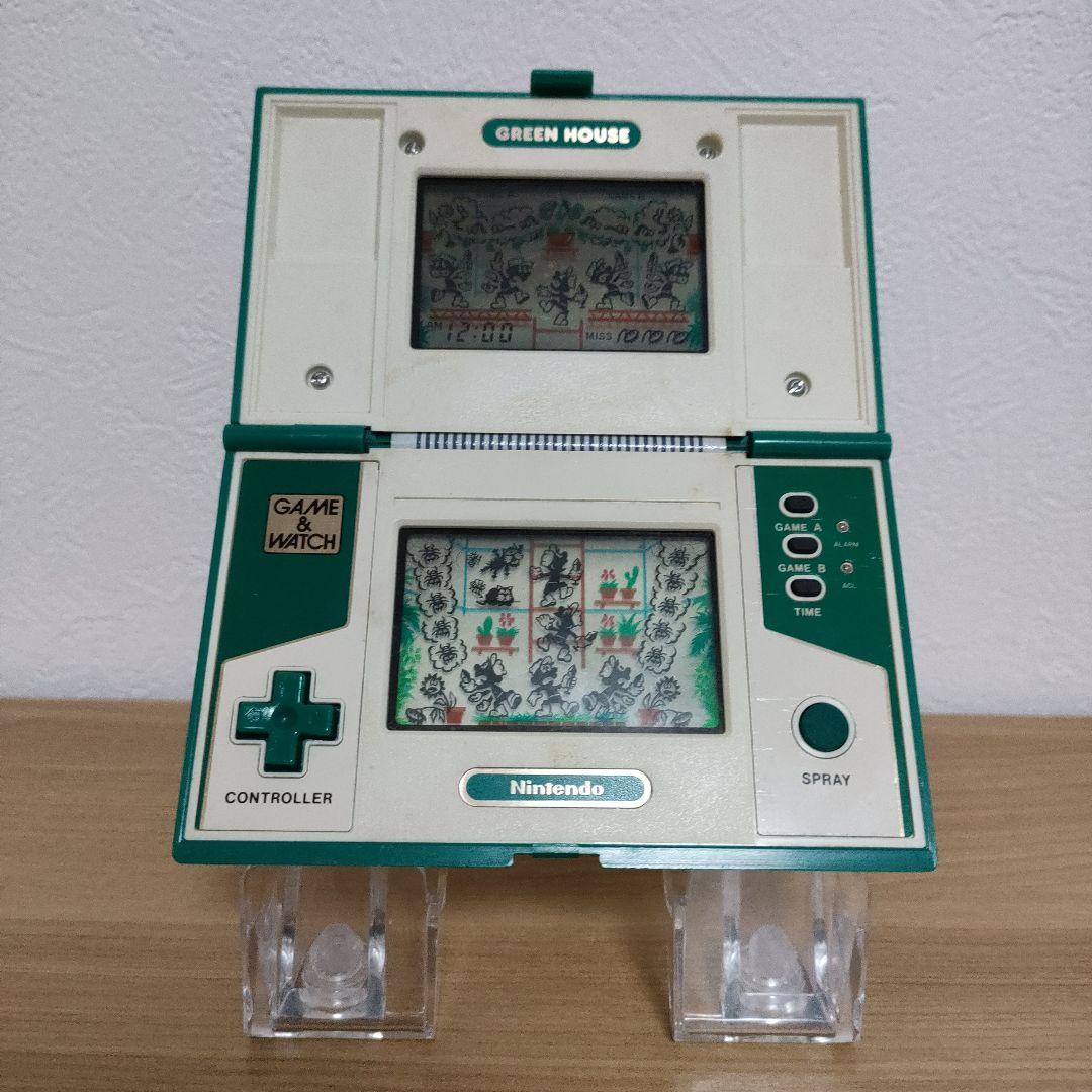 ゲーム＆ウォッチグリーンハウス任天堂Nintendoニンテンドーメンテナンス済み Yahoo!オークション -「greenhouse」(ゲームウォッチ) (携帯型)の落札