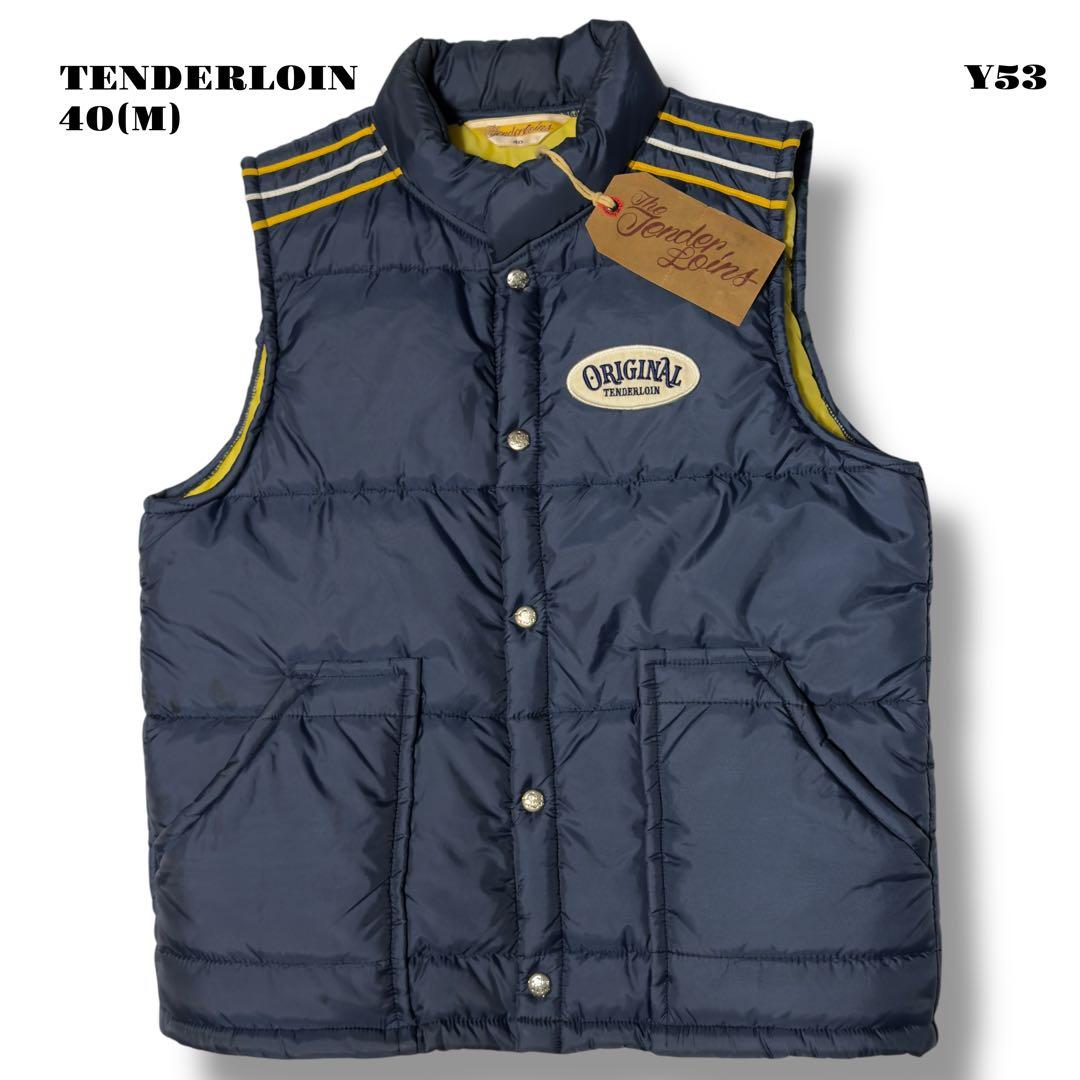 ★限定出品★ TENDERLOIN NRA VEST ベスト ネイビー 40 M 楽天市場】TENDERLOIN テンダーロイン ベスト ワッペン付き 中綿