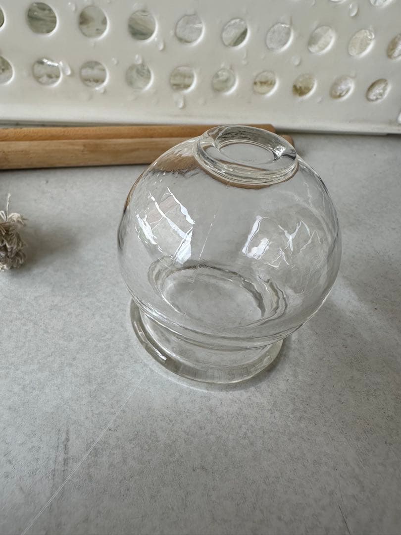 カッピング 吸い玉 ガラス アルコールランプ付き21個セット