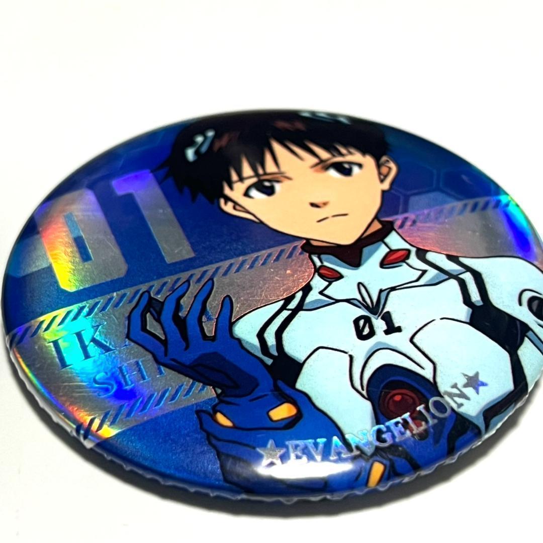 エヴァンゲリオン ホログラム 缶バッジ アクキー 碇シンジ Evangelion