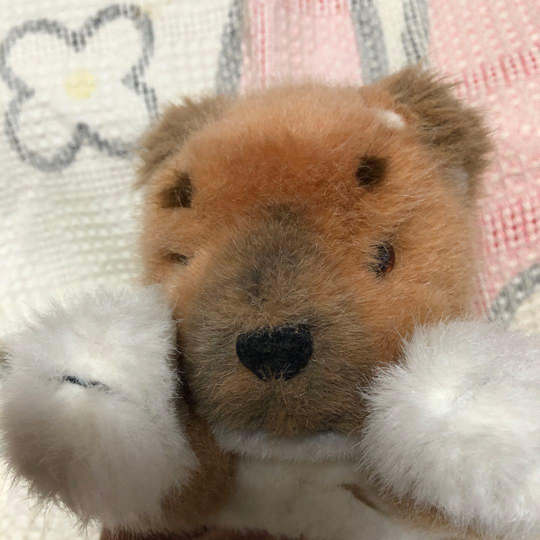 平成レトロ 1992 バンダイ×セキグチ製 鳴く 犬 ぬいぐるみ 中古品