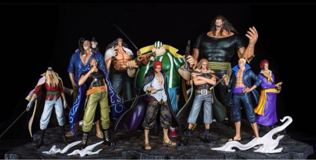 ワンピース 赤髪海賊団 9人 シャンクス無しPOP フィギュア ガレージ