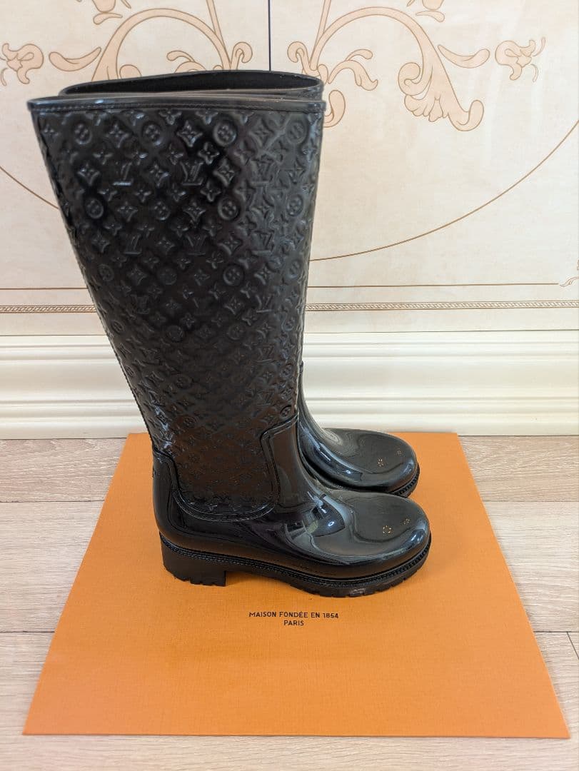 ルイ・ヴィトン　レインブーツ　23.5cm