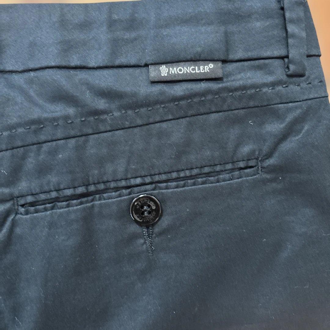 モンクレール スリムパンツ ネイビー サイズ 42 - メルカリ