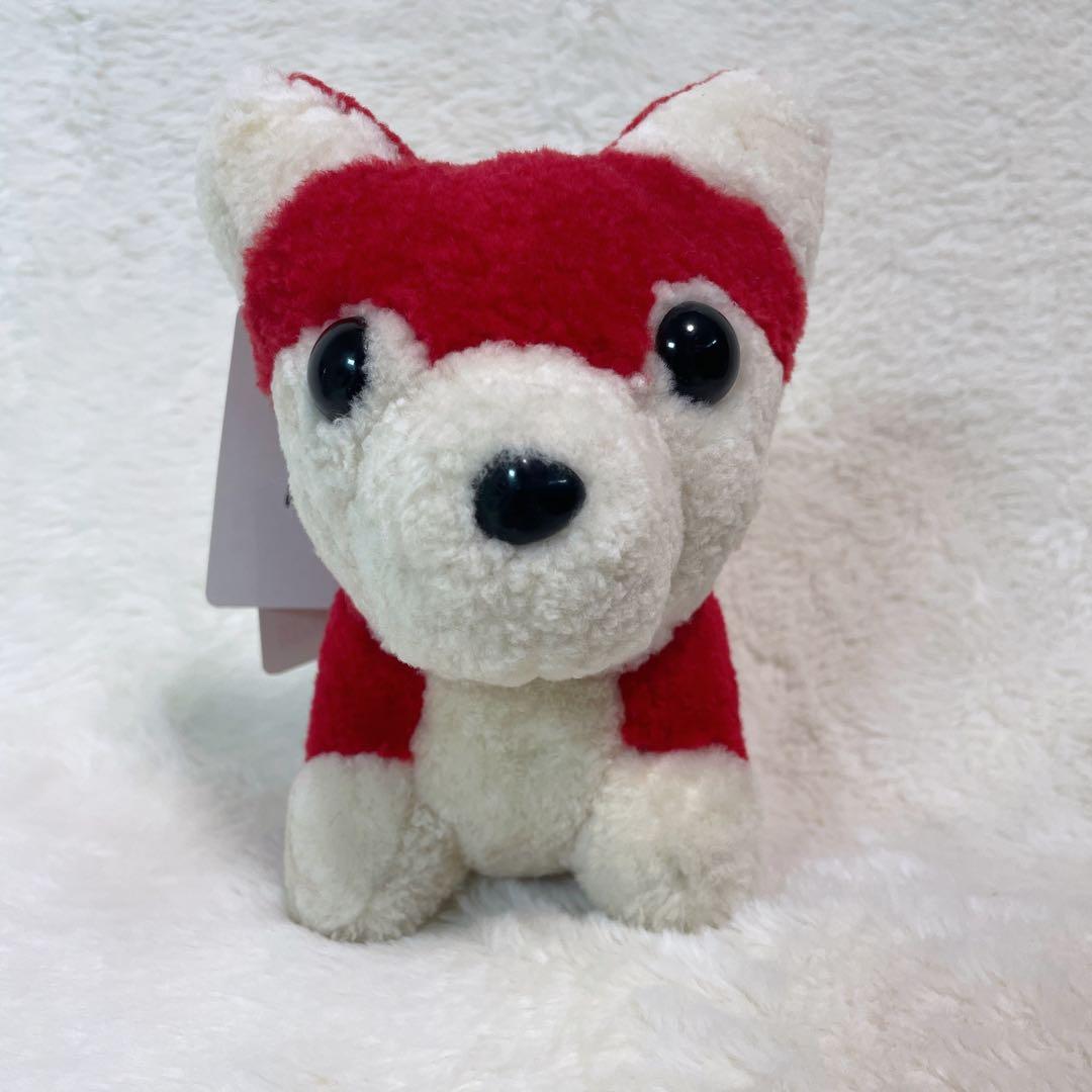 新品タグ付】高級ムートン ドッグチャーム ぬいぐるみ2体セット リアル