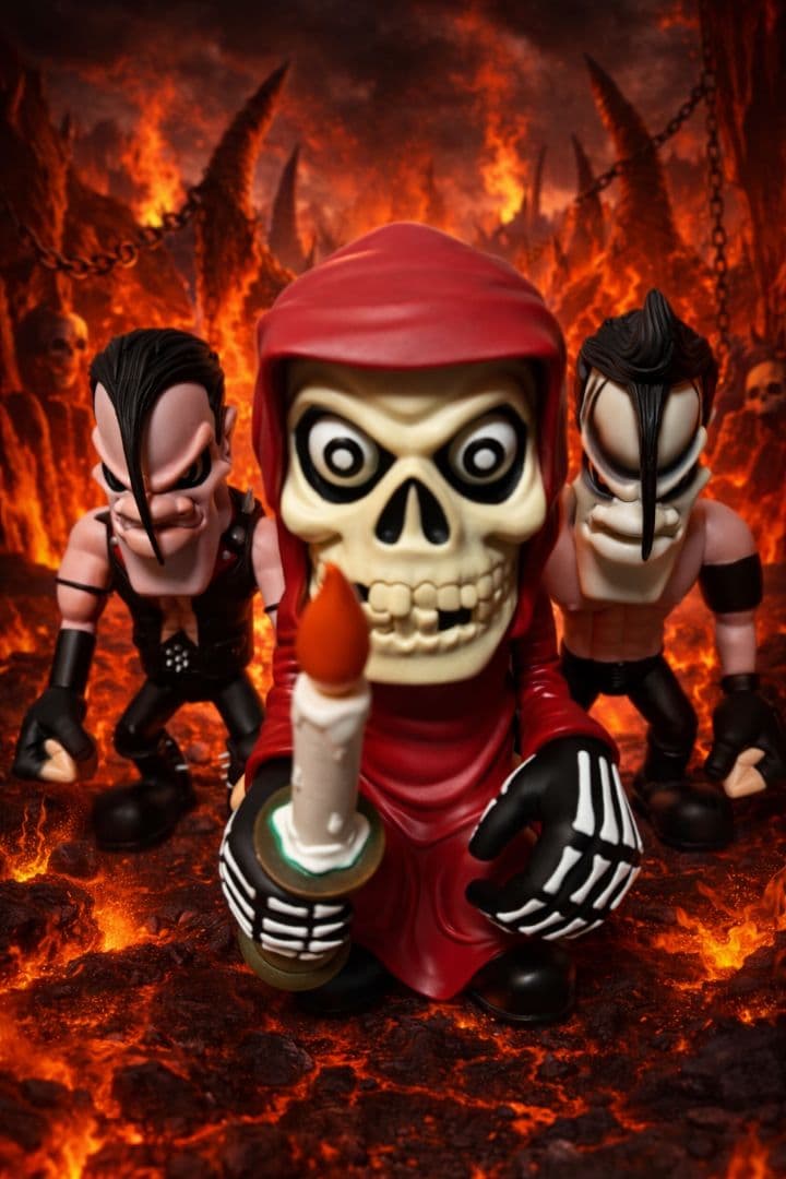 ミスフィッツ　フィギュア　3体セット　MISFITS メディコムトイ　レトロ MISFITS ミスフィッツ メディコムトイフィギュア 3体セット - メルカリ