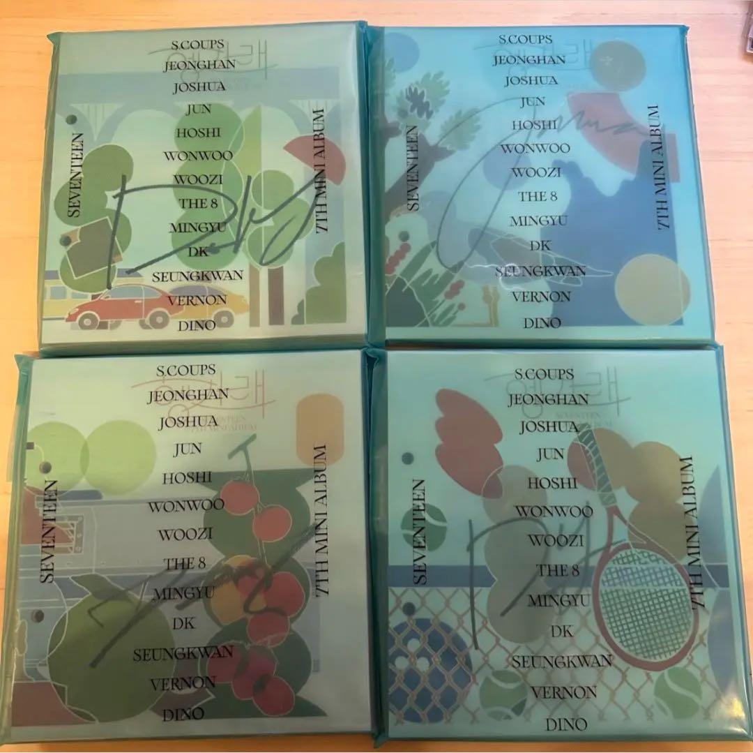 SEVENTEEN セブチ ジョンハンジョシュアドギョム、直筆サイン　ヘンガレ SEVENTEEN - SEVENTEEN ドギョム DK 直筆サインの通販 by 💕970406