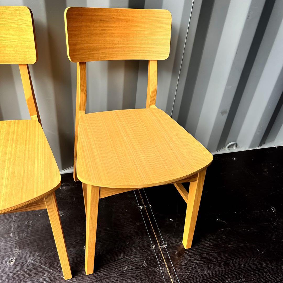 取付無料！フランフラン コムンチェア 北欧風天然木ナチュラル