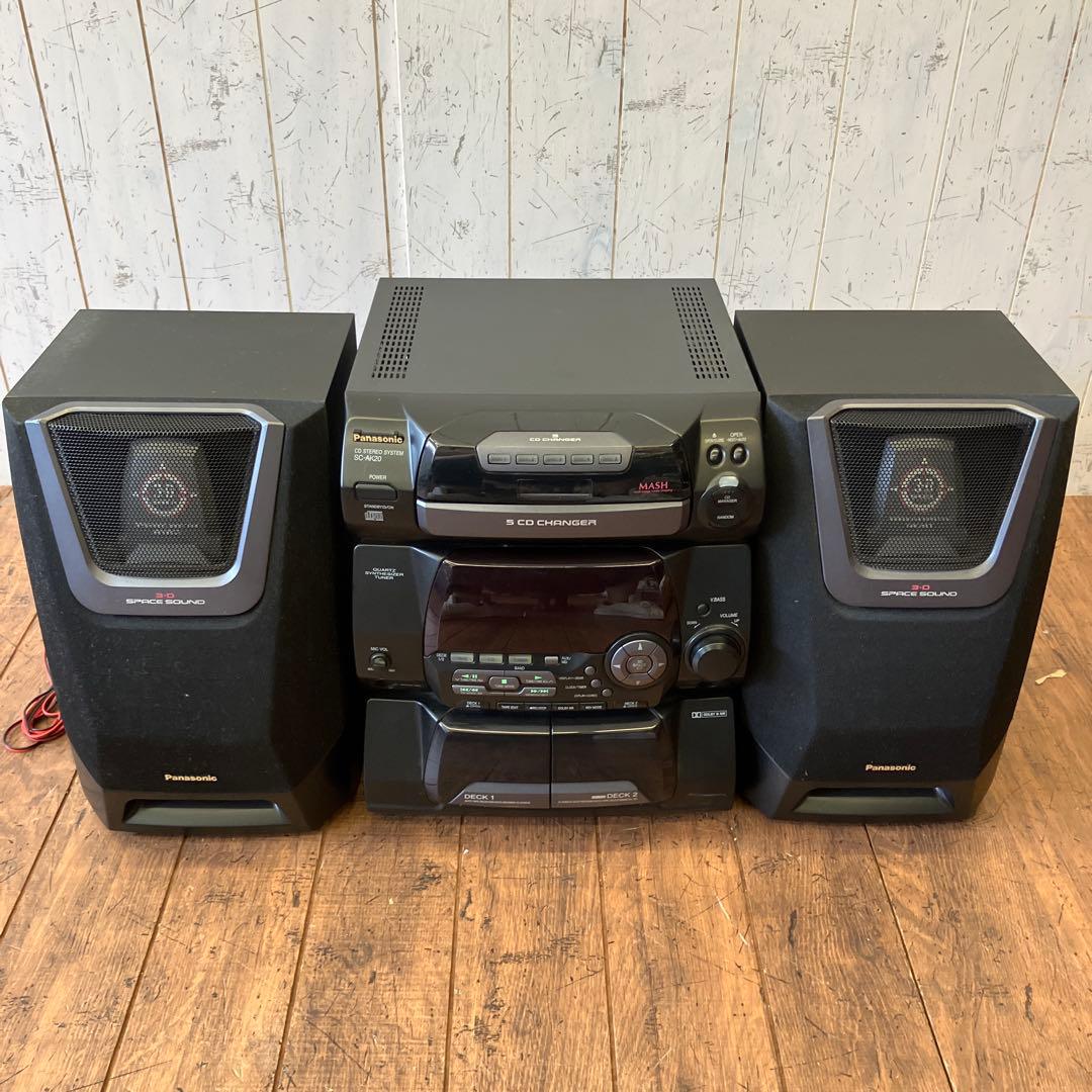 パナソニック Panasonic SA-AK20 CDコンポ ラジカセ - メルカリ