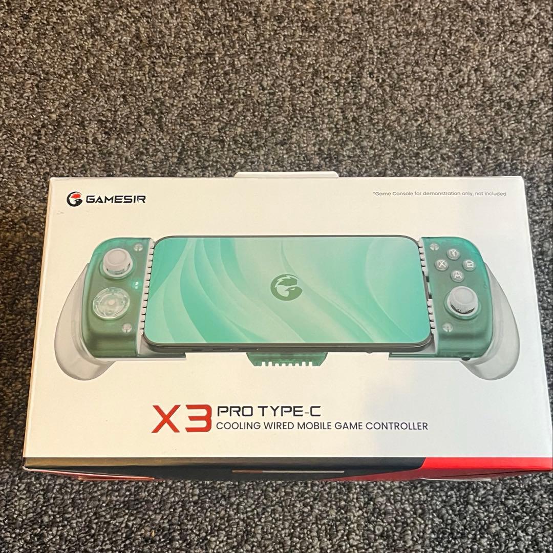 X3 PRO TYPE C モバイルゲームコントローラー ミントグリーン GameSir X3 Proレビュー - 12W冷却プレート搭載のUSB-C接続スマホ
