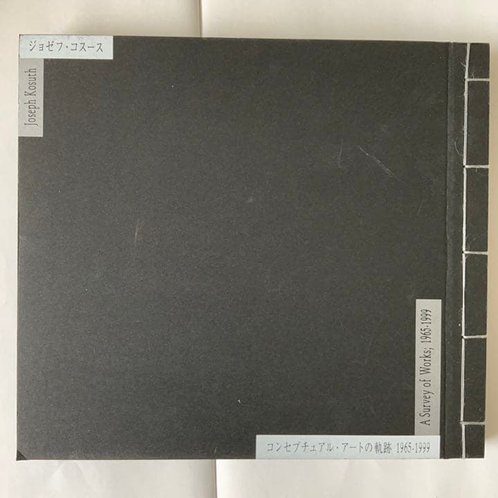ジョセフコスース　図録　コンセプチュアルアートの軌跡 1965 1999 ジョゼフ・コスース コンセプチュアル・アートの軌跡 1965-1999 図録