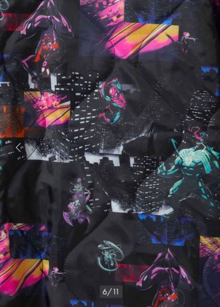 新品 graniph スパイダーマン スパイディ VS ヴィラン｜モッズコートM