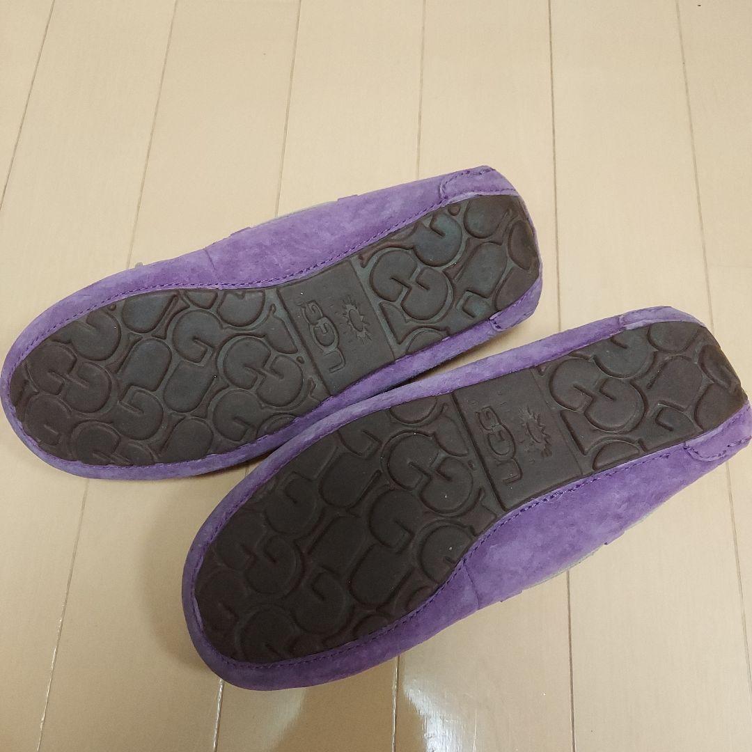 美品】UGG モカシンシューズ ダコタ パープル スエード ムートン