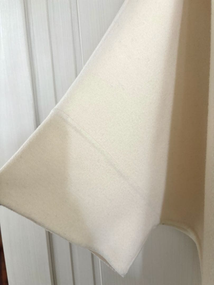 stunning lureスタニングルアーストールポンチョコートホワイト1