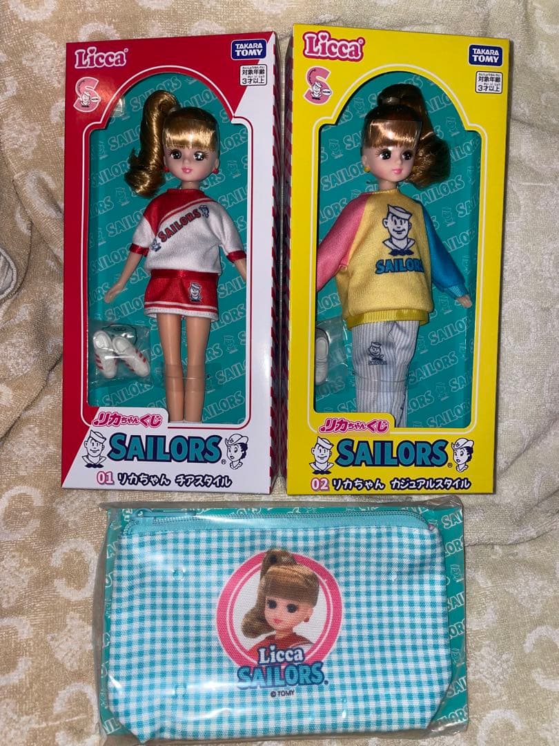 セーラーズ りかちゃんくじ 01チアスタイル 02カジュアルスタイル