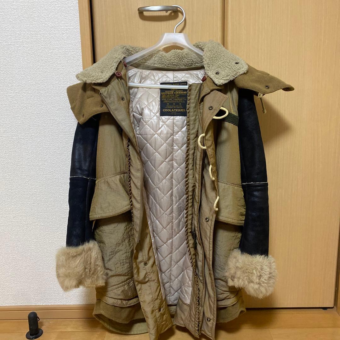 【水玉】COOLATIQUESフード付きモッズコート フード付きオーバーサイズコート(モッズコート) | MICHEL KLEIN