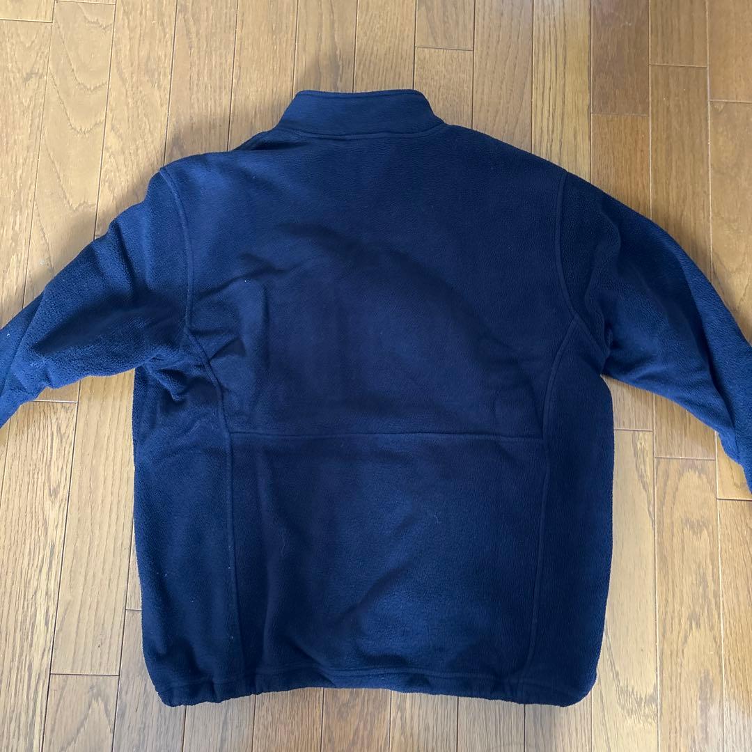 Supreme ネイビー ハーフジップフリースジャケット - メルカリ
