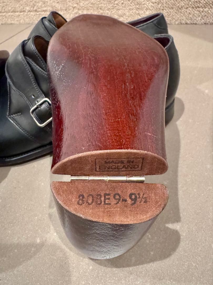 ル*ン様 Edward Green モンクストラップ 808 UK9.5 28c - メルカリ