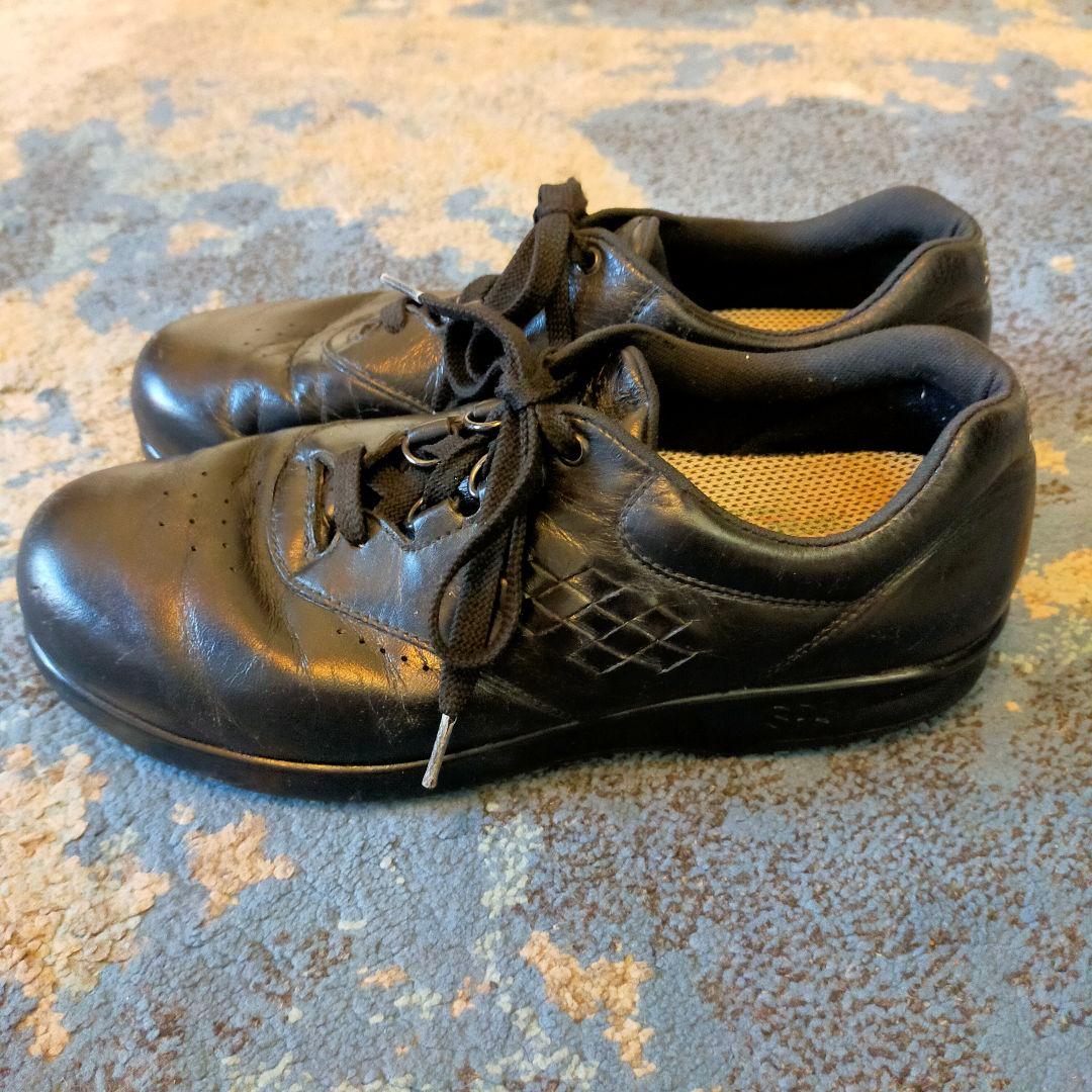 古着 sas レザースニーカー free time レディース アメリカ製 - メルカリ