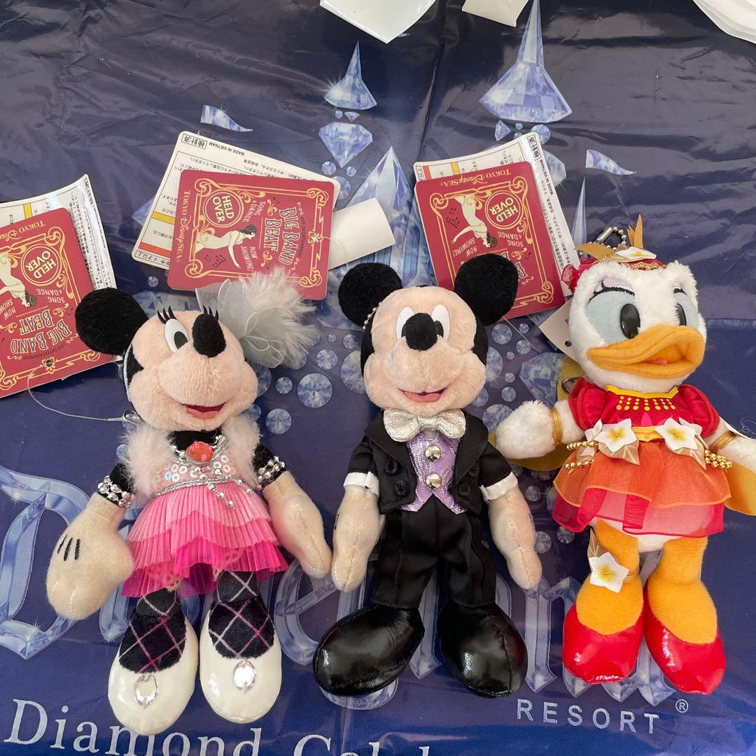 ディズニー シー 15周年 BBB ぬいぐるみバッジ ミッキー ミニー