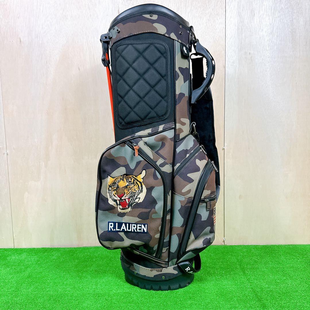 ラルフローレン RLX 迷彩柄 キャディバッグ スタンド式 ヘッドカバー