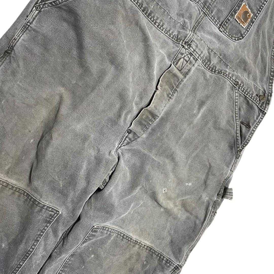 t*e様 90s Carhartt カーハート オーバーオール ブラック ダブル