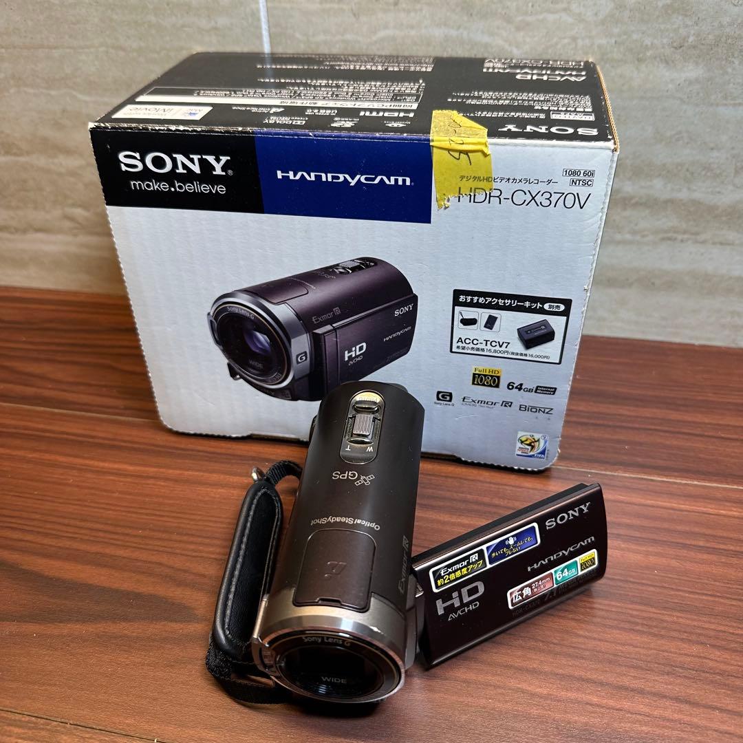 SONY HDR-CX370V ビデオカメラ ほぼ新品 5350
