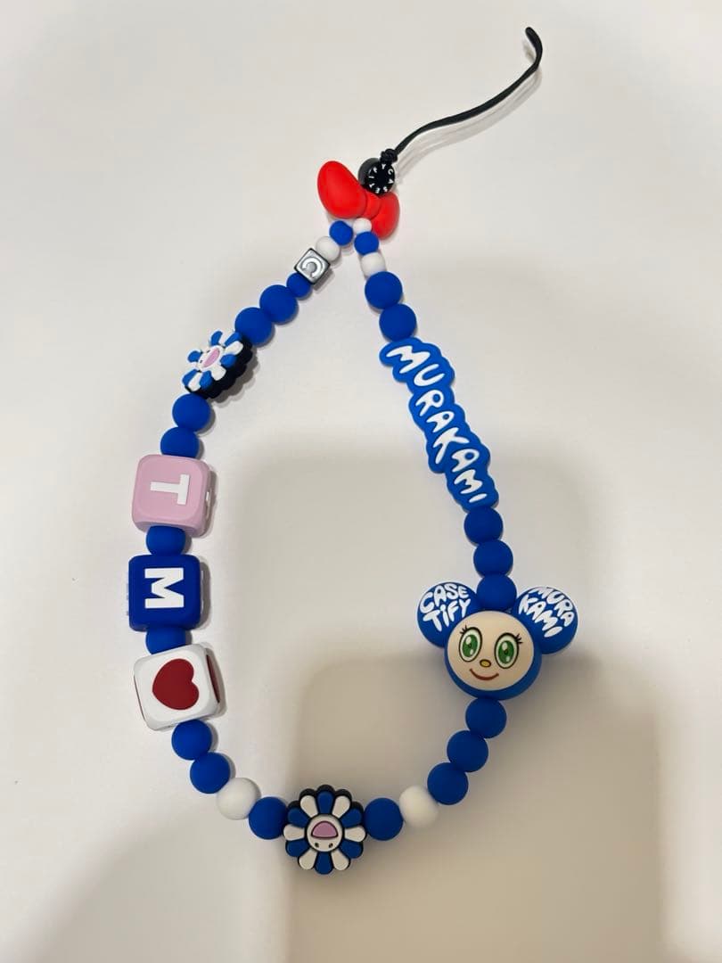 値下げ】CASETIFY×村上隆 ストラップ (ブルー) - メルカリ