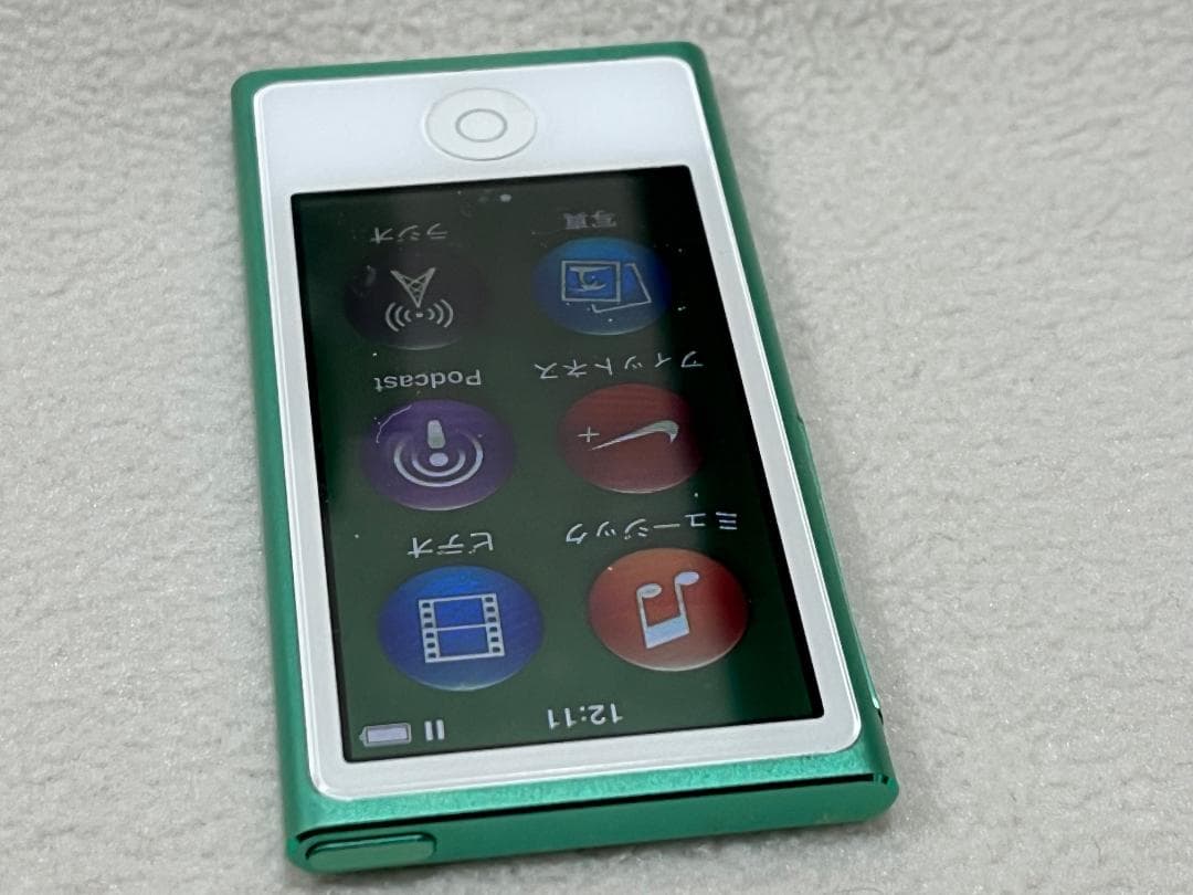 美品】Apple iPod nano 第7世代 16GB グリーン - メルカリ