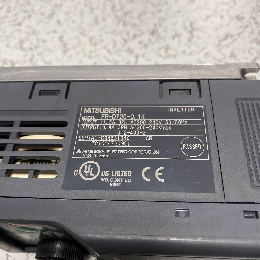 三菱電機インバータ① 0.1k