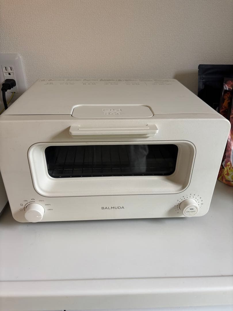 【美品】BALMUDA トースター ホワイト BALMUDA The Toaster オーブントースター Pro ホワイト K11ASEWH K11A