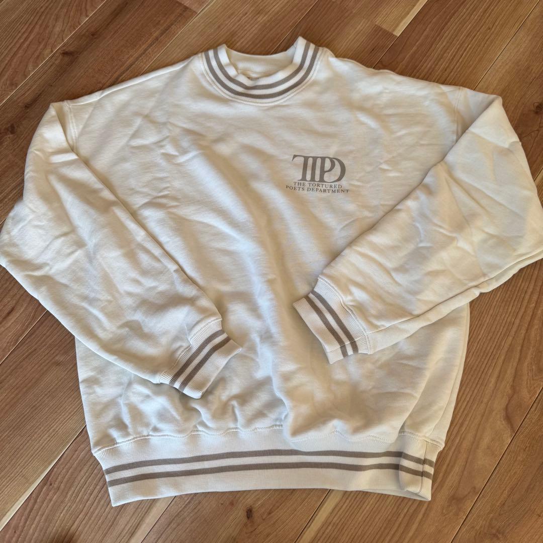 TTPD クルーネックスウェット XS The Tortured Poets Department Crewneck Sweater – Taylor Swift