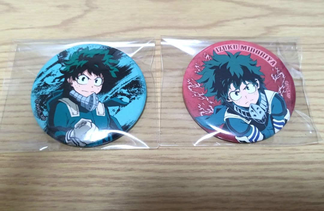 ヒロアカ 緑谷出久缶バッジセット - メルカリ
