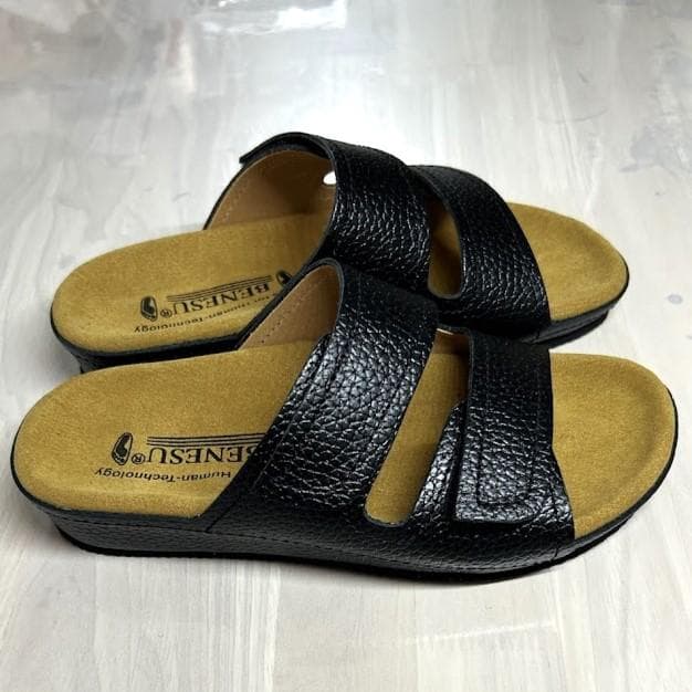 新品 27㎝ 0092B 黒 ベネッシュ室内履 スリッパBENESUベネシュ - メルカリ