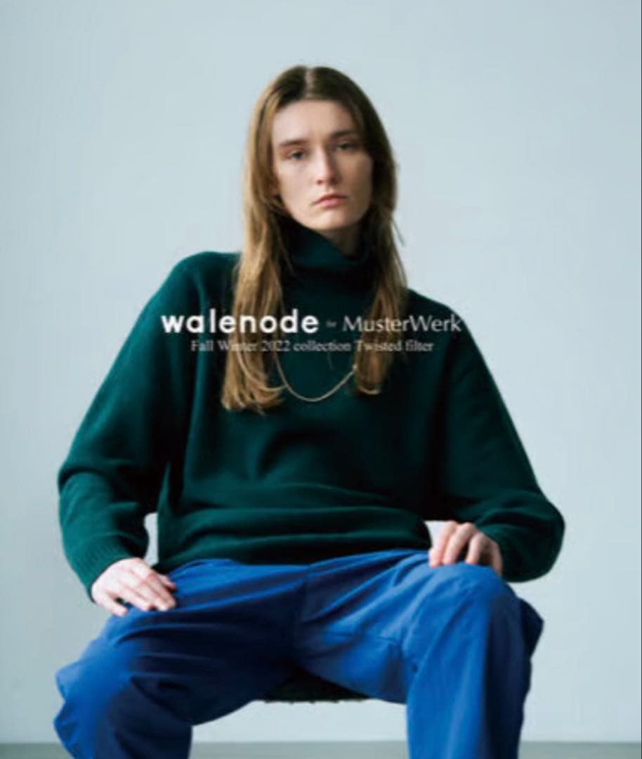 walenode ウェルノード musterwerk別注カシミヤタートルネック walenode | ウェルノード