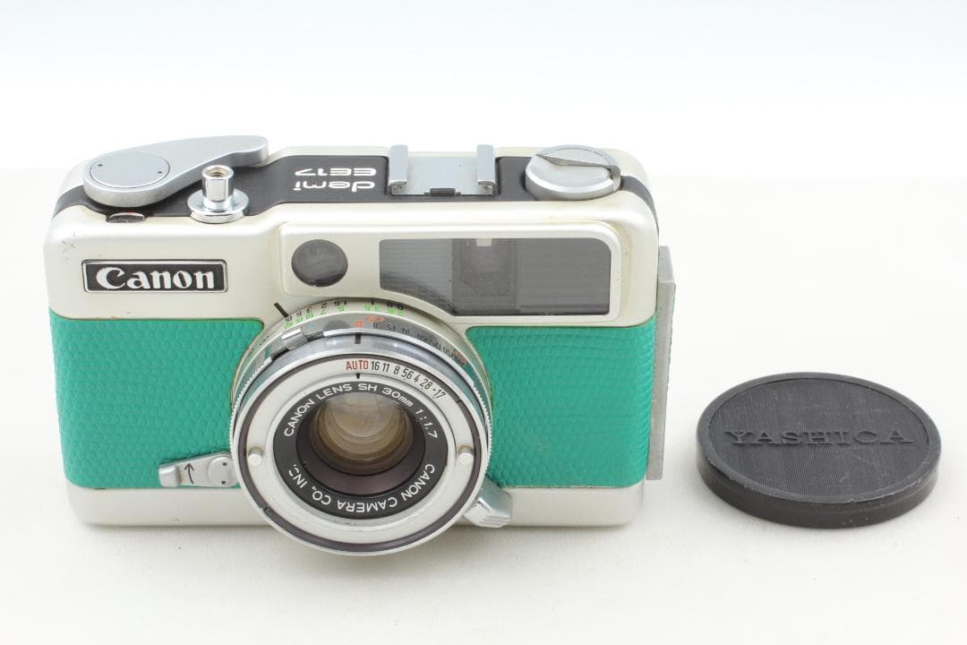 整備済 美品】ライトグリーン Canon Demi EE17 露出✘ 1418 - メルカリ