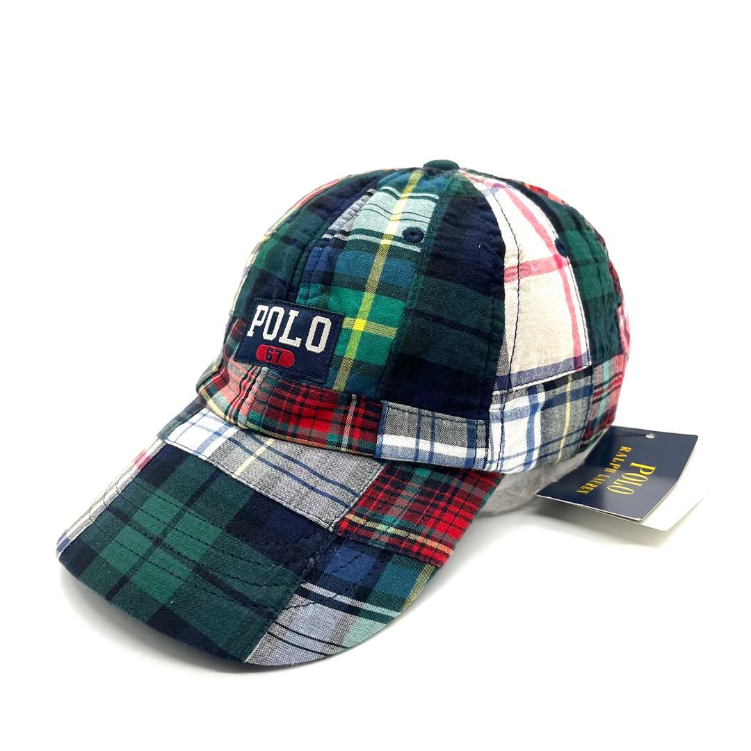 新品タグ付き】ポロラルフローレン マドラスチェック パッチワーク