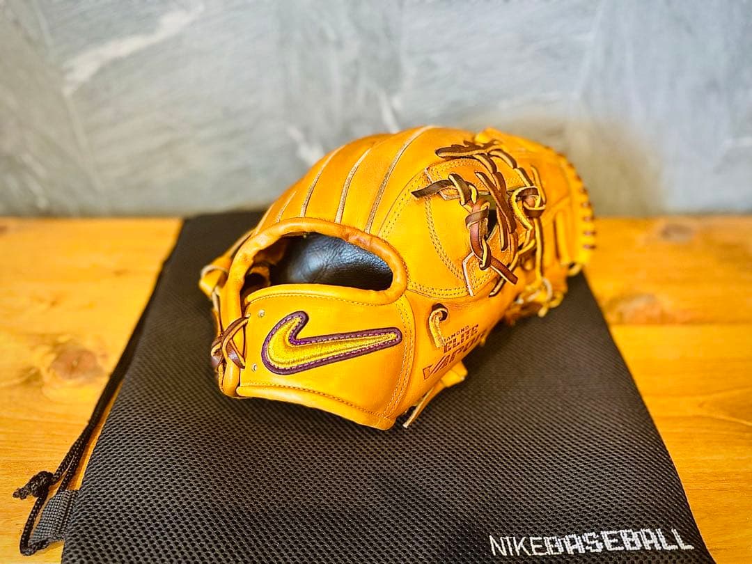 美品 NIKE ナイキ 硬式 内野手用グラブ キップレザー 超希少品 極上品 0ccac349a980b61fbf00ce197dadce