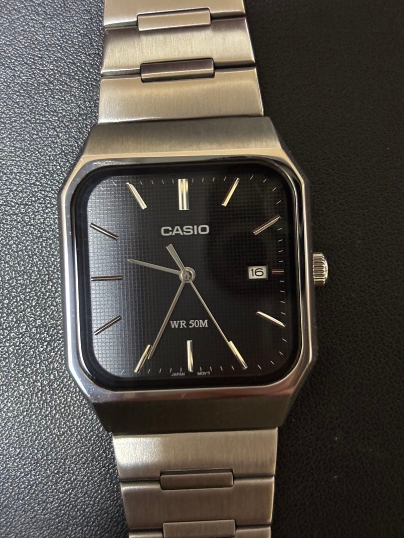 チープCASIO スタンダードMTPB185Dブラック スタンダード（CASIO） 海外正規品 10年保証 日本未発売 CASIO