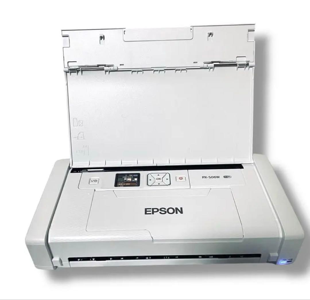 動作品 EPSON PX-S06 モバイル プリンタ 2022 インク おまけ - メルカリ