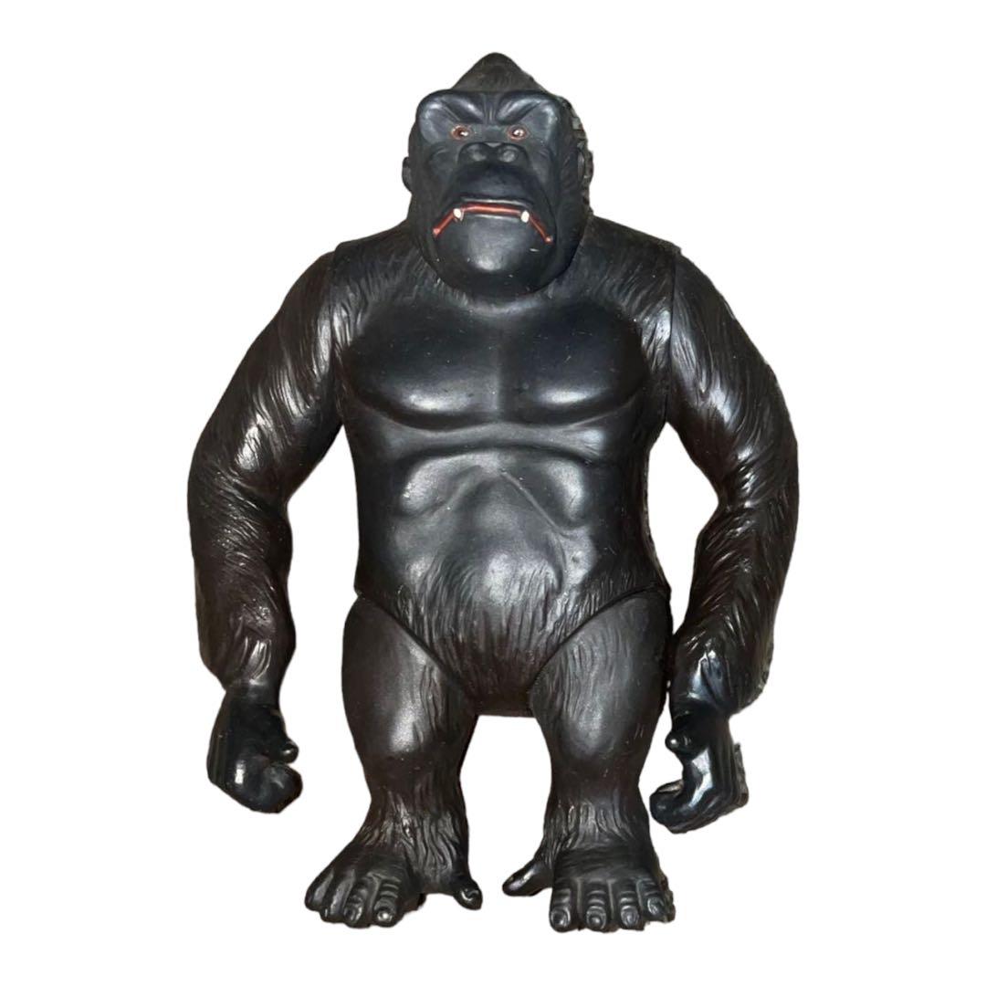 送料込み　キングコング　昭和レトロ　フィギュア　1983年　中古 当時物 1983年【キングコング】ソフビ フィギュア ビンテージ 送料込み
