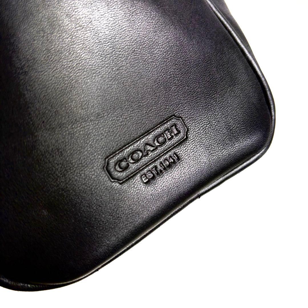 極美品✨コーチ 2way ビジネスバッグ F70094 ブラック オールレザー