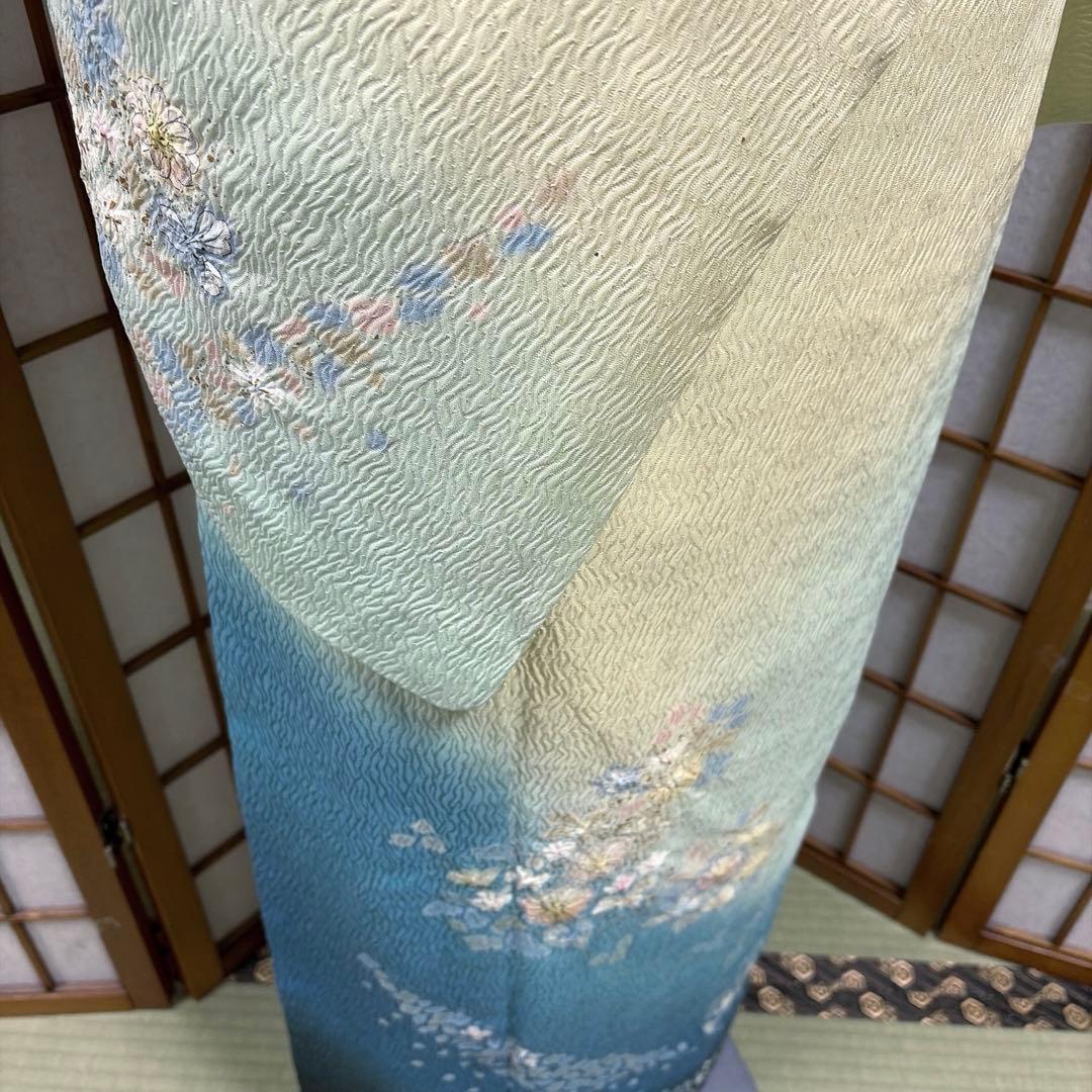 正絹　訪問着《辻ヶ花》