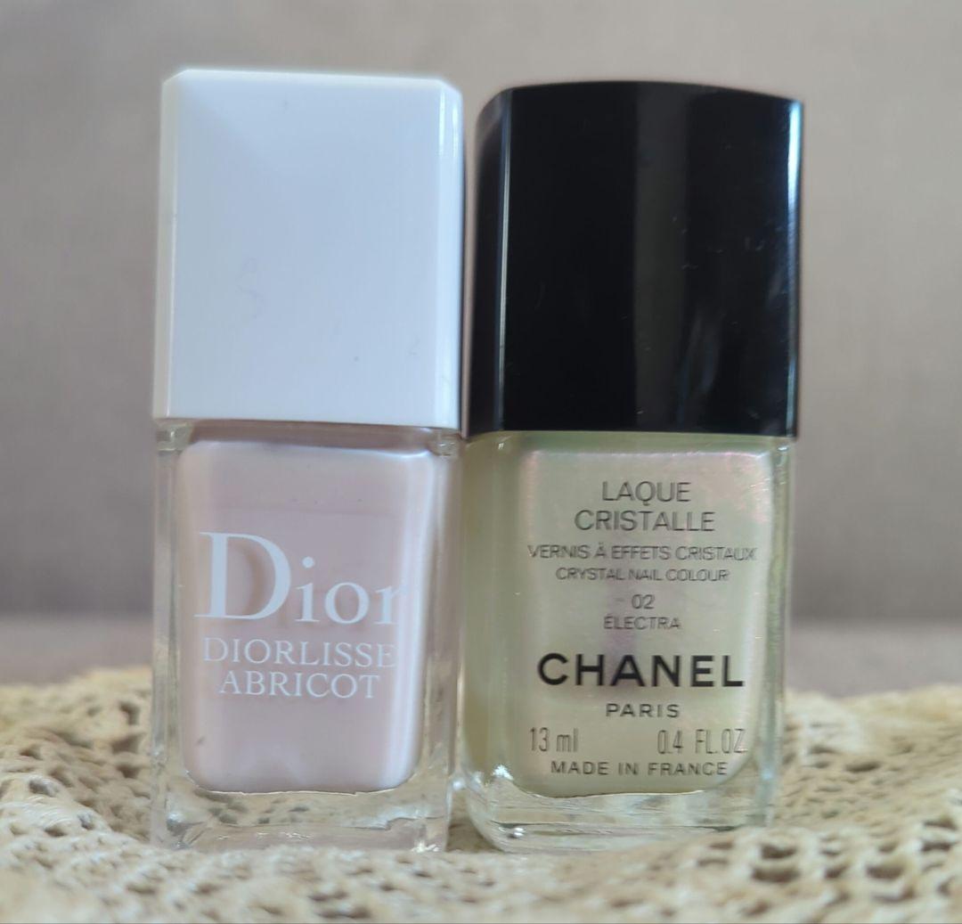 Dior & Chanel ネイルエナメル 2本セット - メルカリ