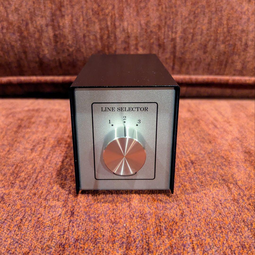 新品同様 ラインセレクター LINEセレクター 3入力 楽天市場】Audiodesign ラインセレクター HAS-3L RCAピン3系統の切替に