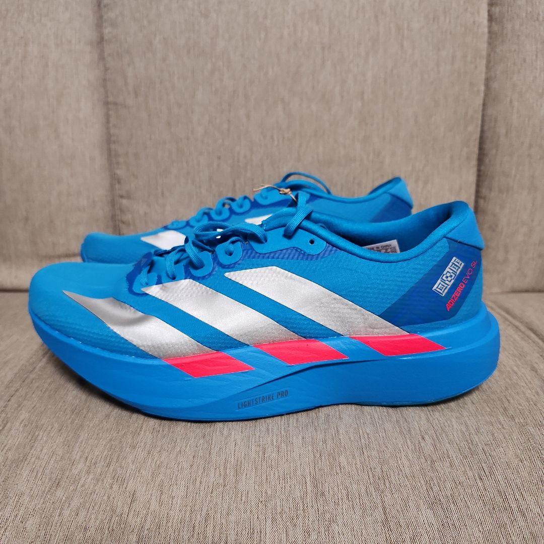 新品Adizero EVO SL WOVEN M 28 Mens adidas Adizero Evo SL Woven Running Shoe